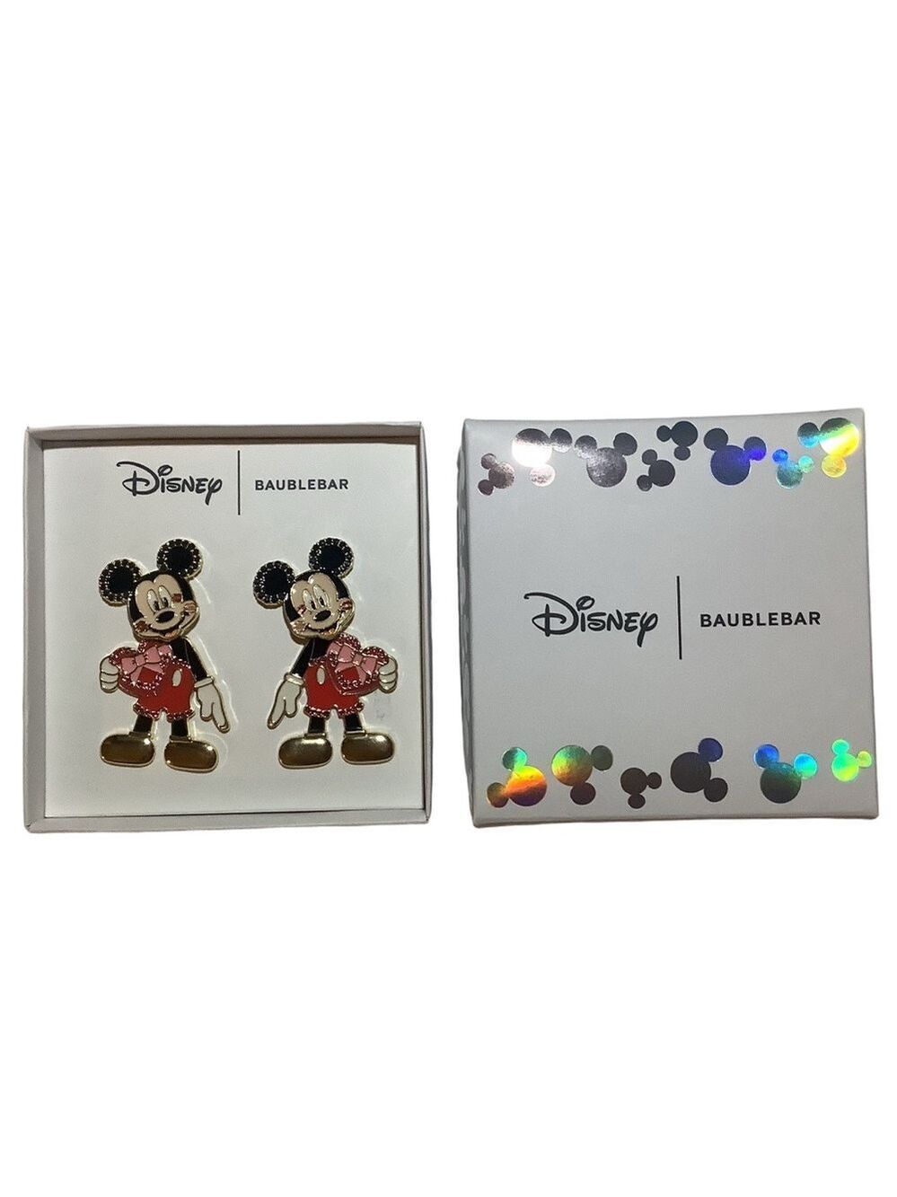 BaubleBar x Disney Valentine Mickey Mouse Holding Candy Box New